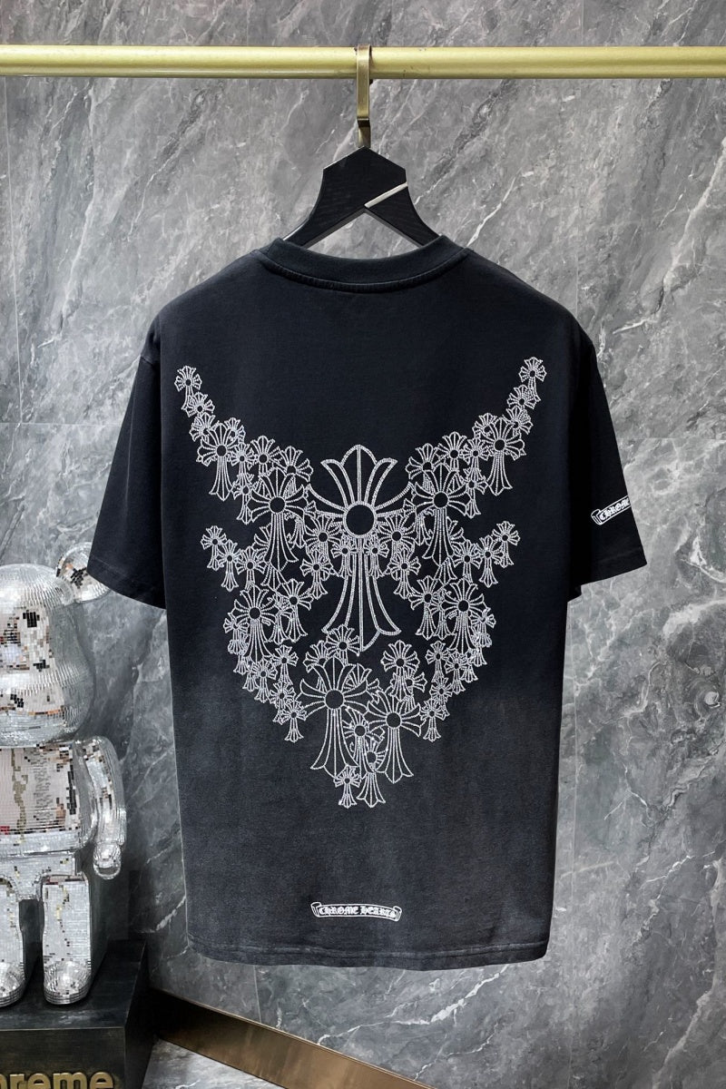 Chrome heart T shirts High-quality 100% cotton streetwear