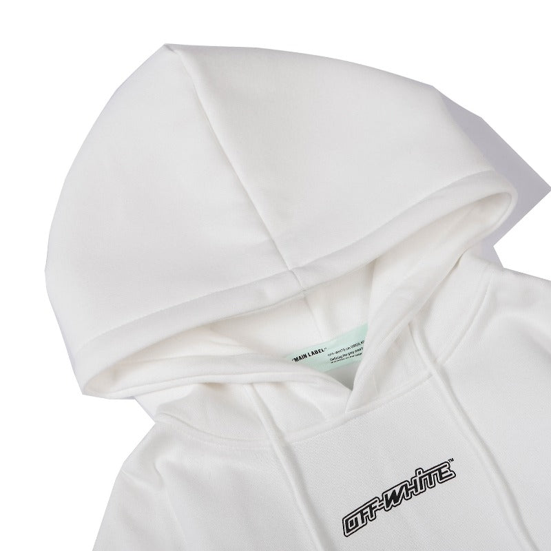 OW  hoodie3D stereo arrow pattern print casual versatile pullover hooded