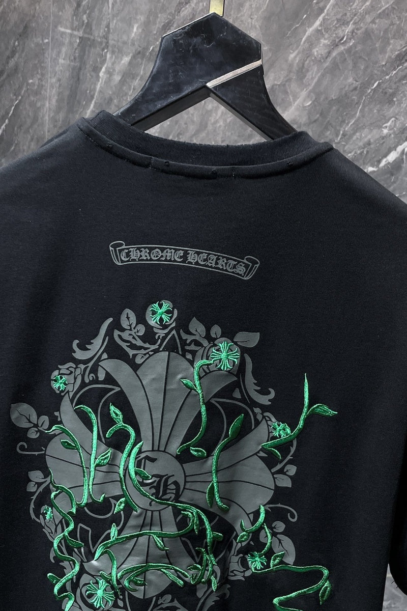 Chrome heart T shirts High-quality 100% cotton streetwear
