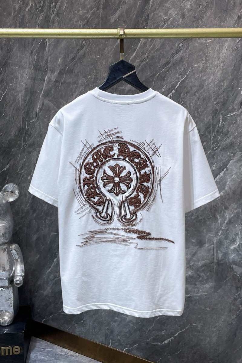 Chrome heart T shirts High-quality 100% cotton streetwear