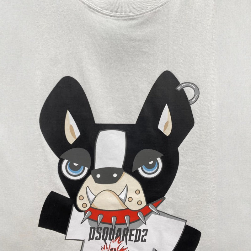 DSQ2 T Shirts Loose Cartoon Print