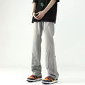 Men Jeans Loose Jeans Summer Oversize Skinny Wide-Leg Straight Pants
