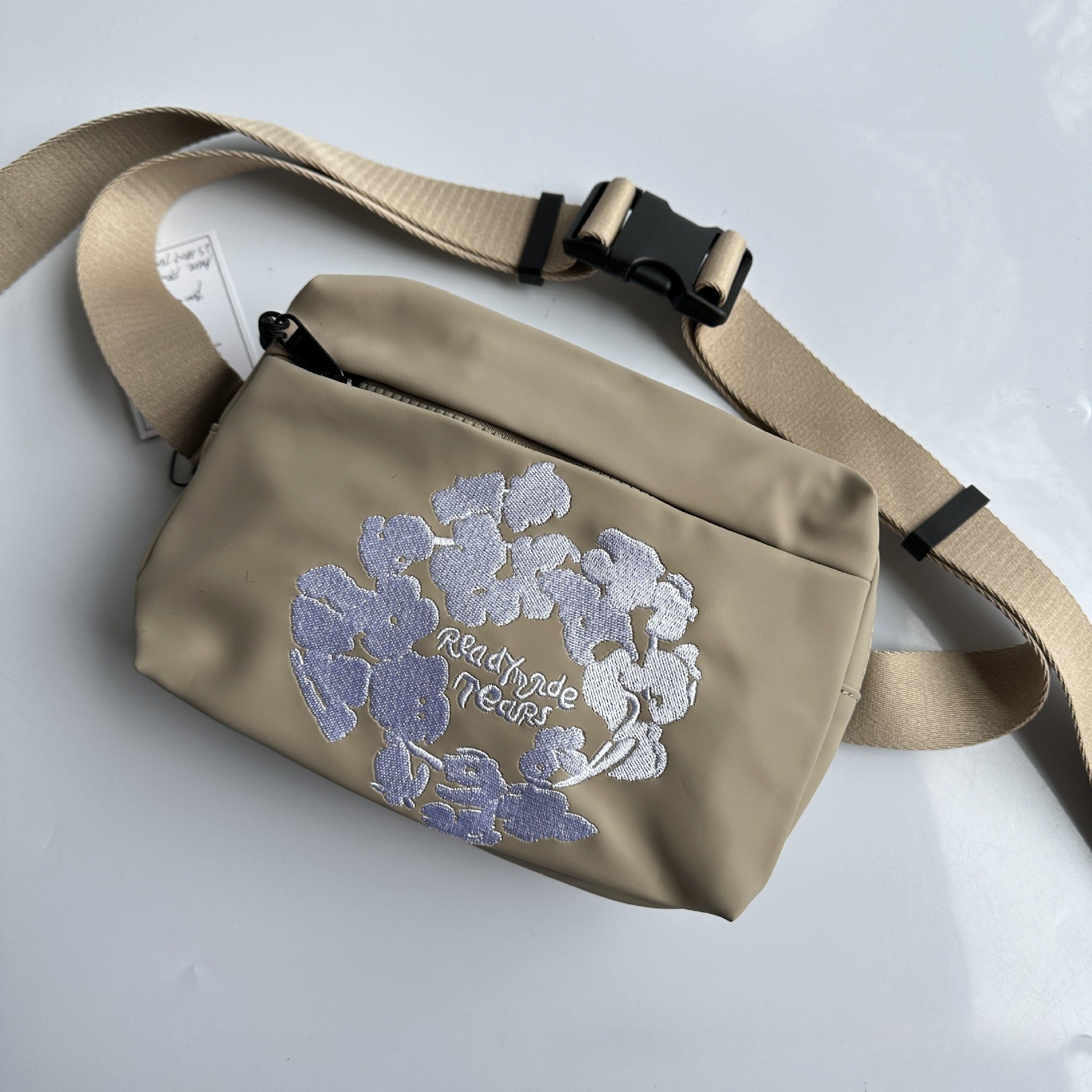 DENIM TEARS Bags embroidered shoulder bag horizontal messenger bag