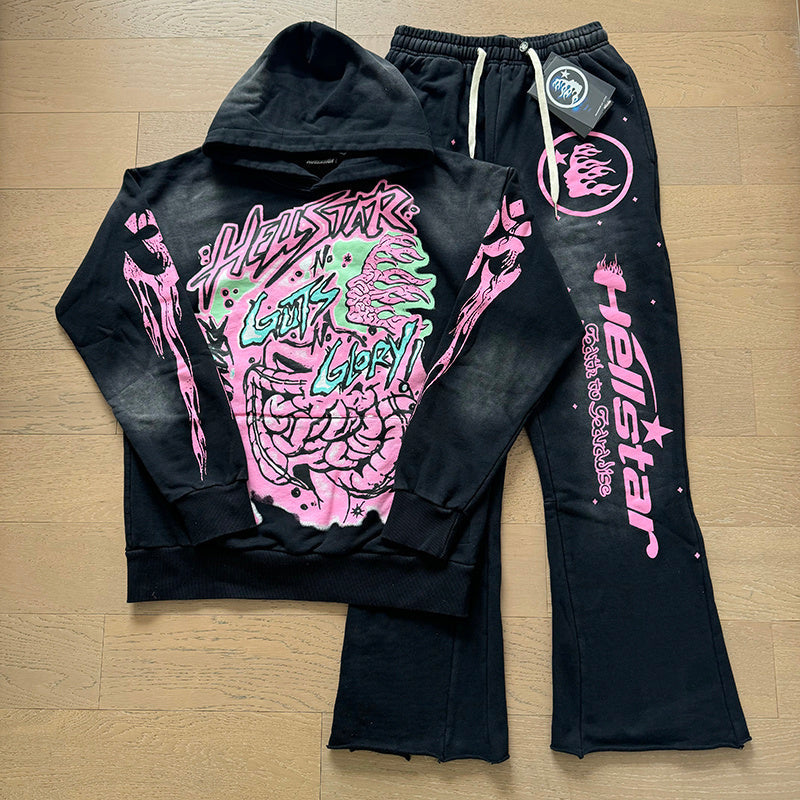 HS Hoodie And Pants Two-Piece Set