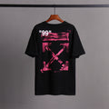 OW  t shirt OW Arrow Tape Streetwear