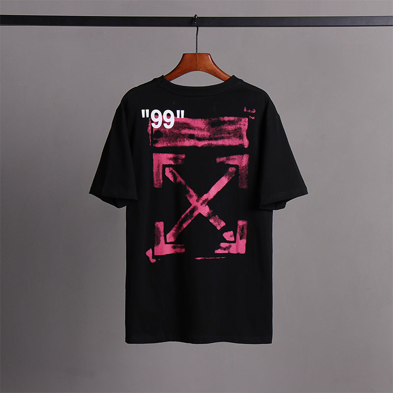 OW  t shirt OW Arrow Tape Streetwear