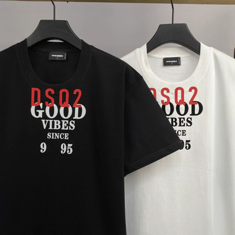 DSQ2 T Shirts Small Letter Print