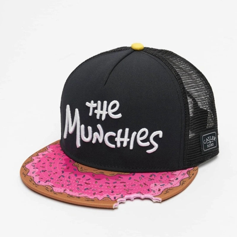 Trendy flat brimmed snapback hats mesh breathable