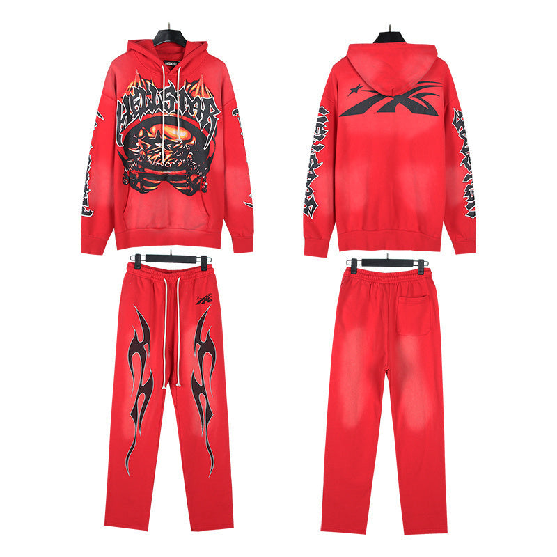 HS Hoodie And Pants Two-Piece Set