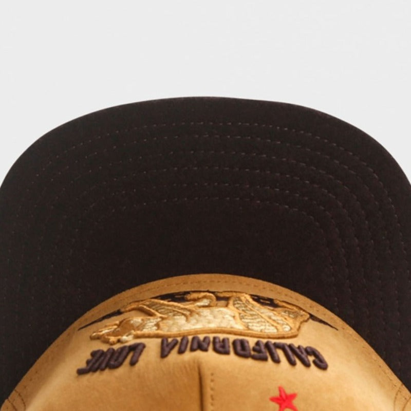 Trendy flat brimmed snapback hats suede cartoon bear