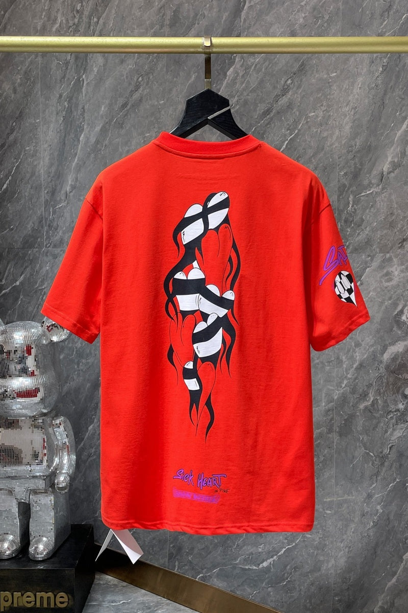 Chrome heart T shirts High-quality 100% cotton streetwear