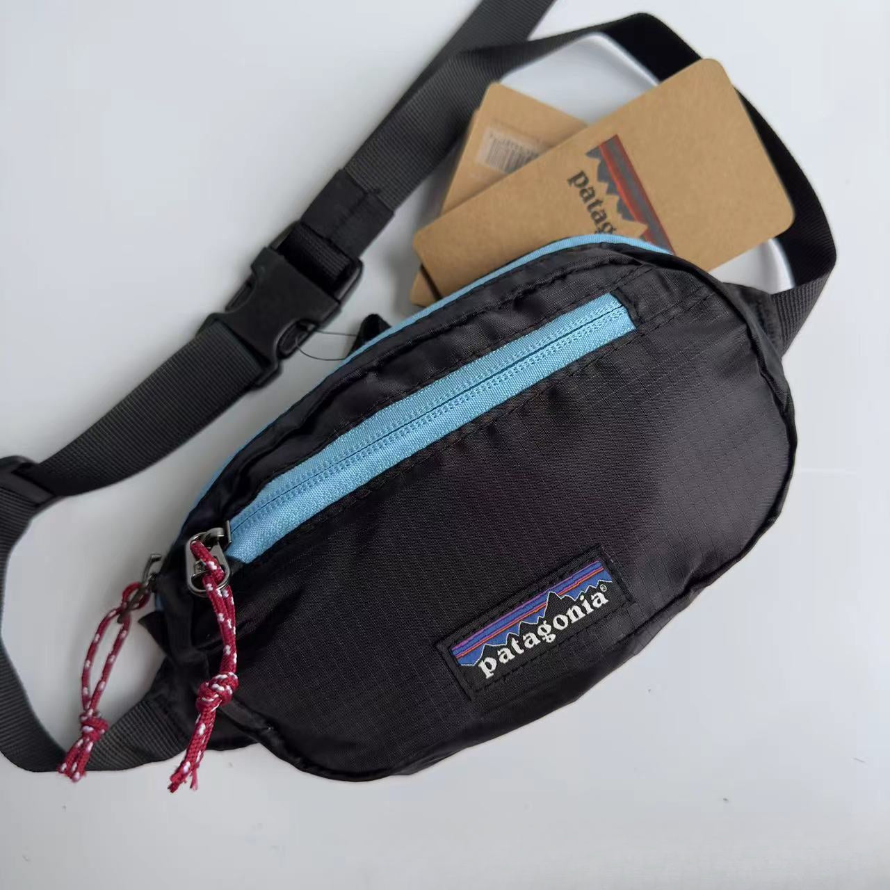 Mens Casual Bags Color Matching Crossbody Breast Bag Fanny Pack