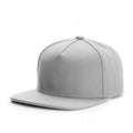 Trendy flat brimmed snapback hats blank light plate without logo