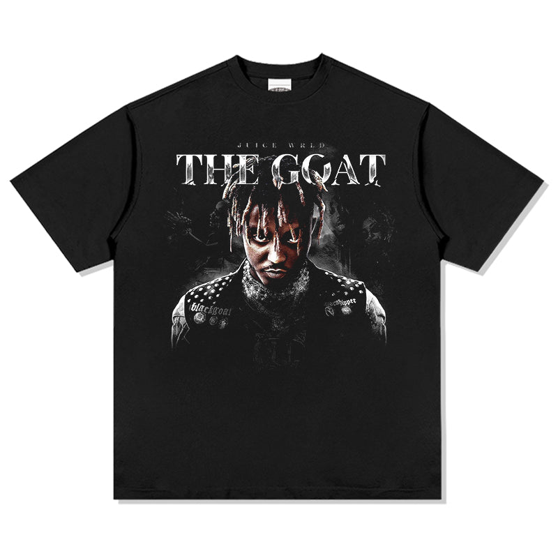 JUICE-WRLD-silver T-shirt