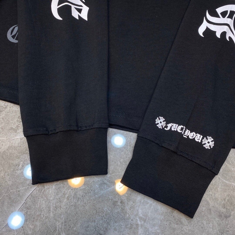 Chrome heart Long Sleeve Shirts High-quality 100% cotton streetwear