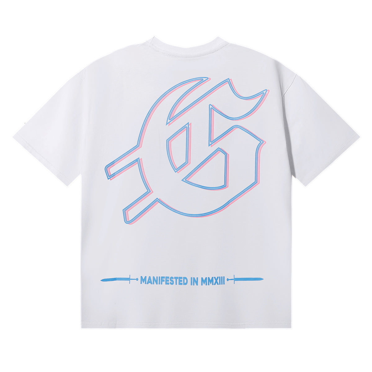 Godspeed T Shirts Skeletons Crowd Printed Cotton Casual Short Sleeves Men and Women