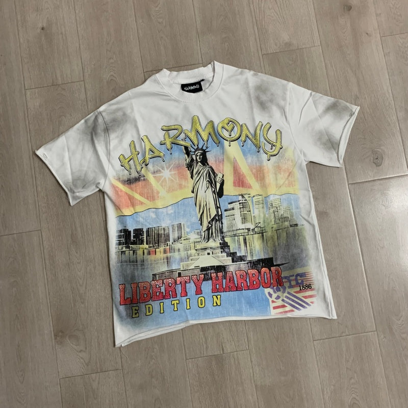 HARMONY T Shirts Street Trend Hot Diamonds