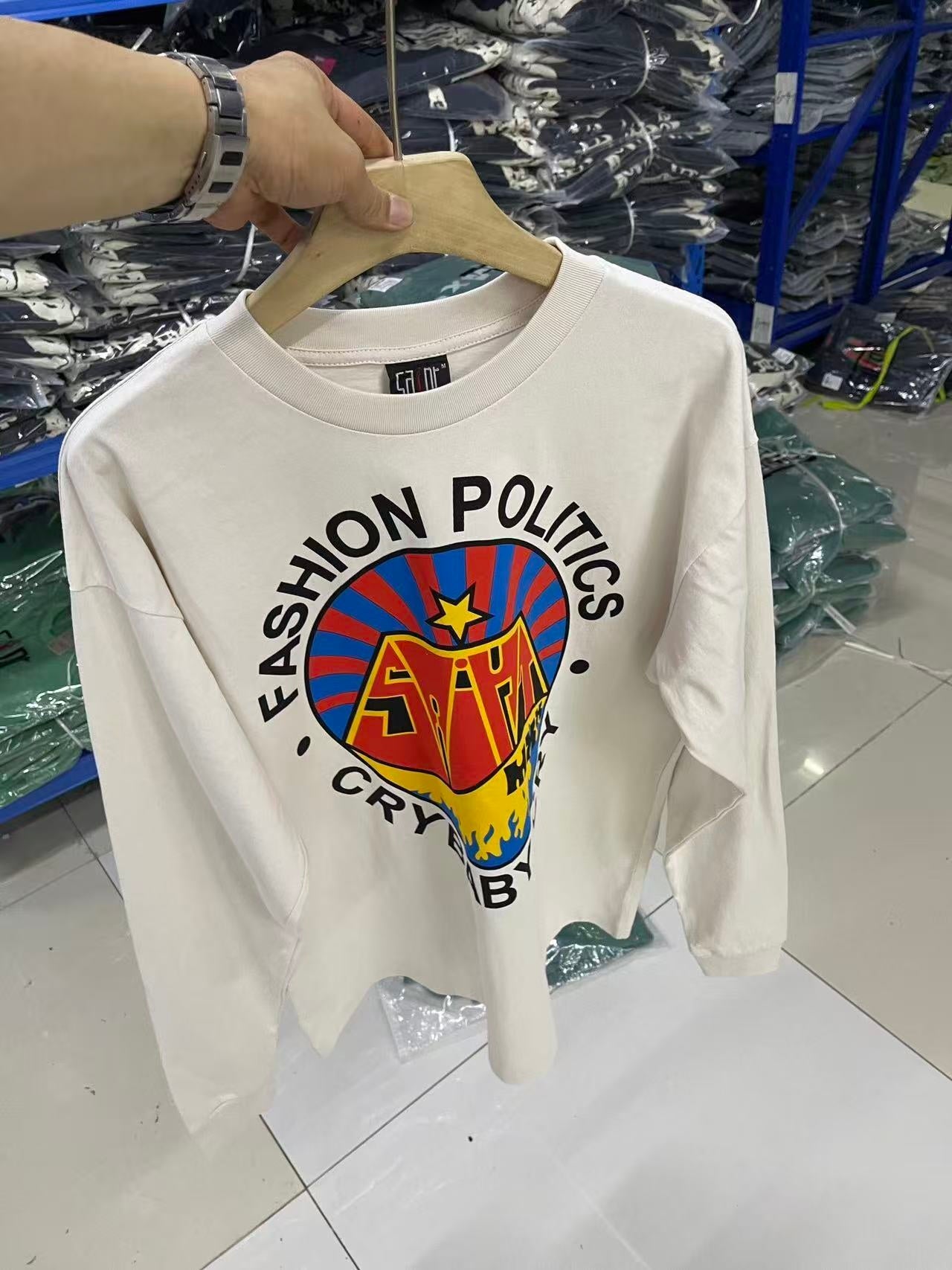 Saint Michael long sleeve shirts