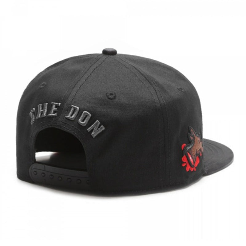 Trendy flat brimmed snapback hats la familia sunshade breathable for men and women