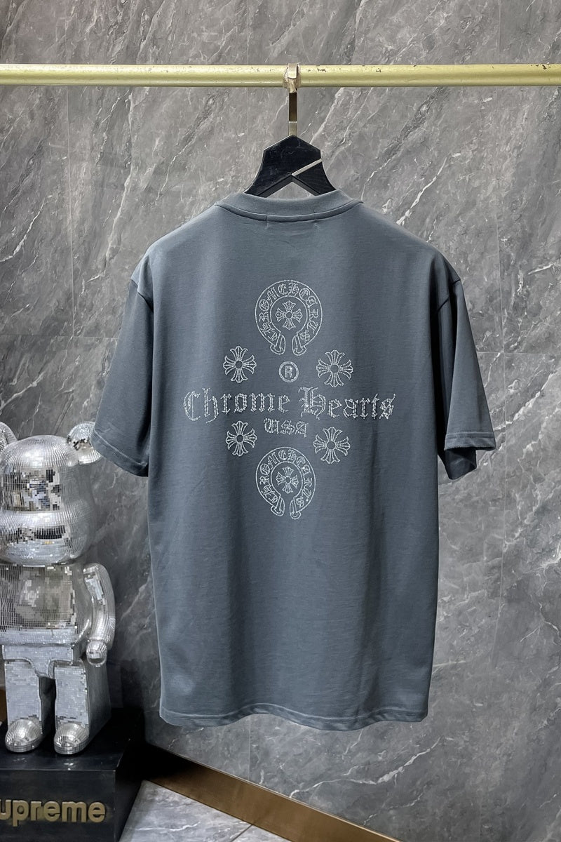 Chrome heart T shirts High-quality 100% cotton streetwear