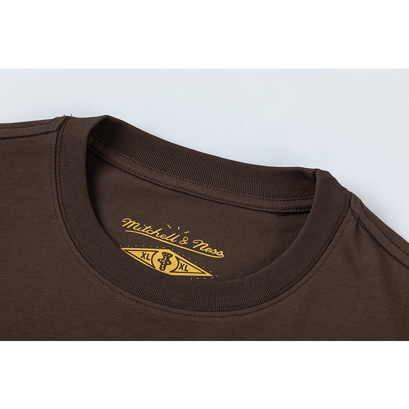 Travis Scott T Shirts x Mitchell x Ness Wisconsin Badgers Seal Short Sleeve