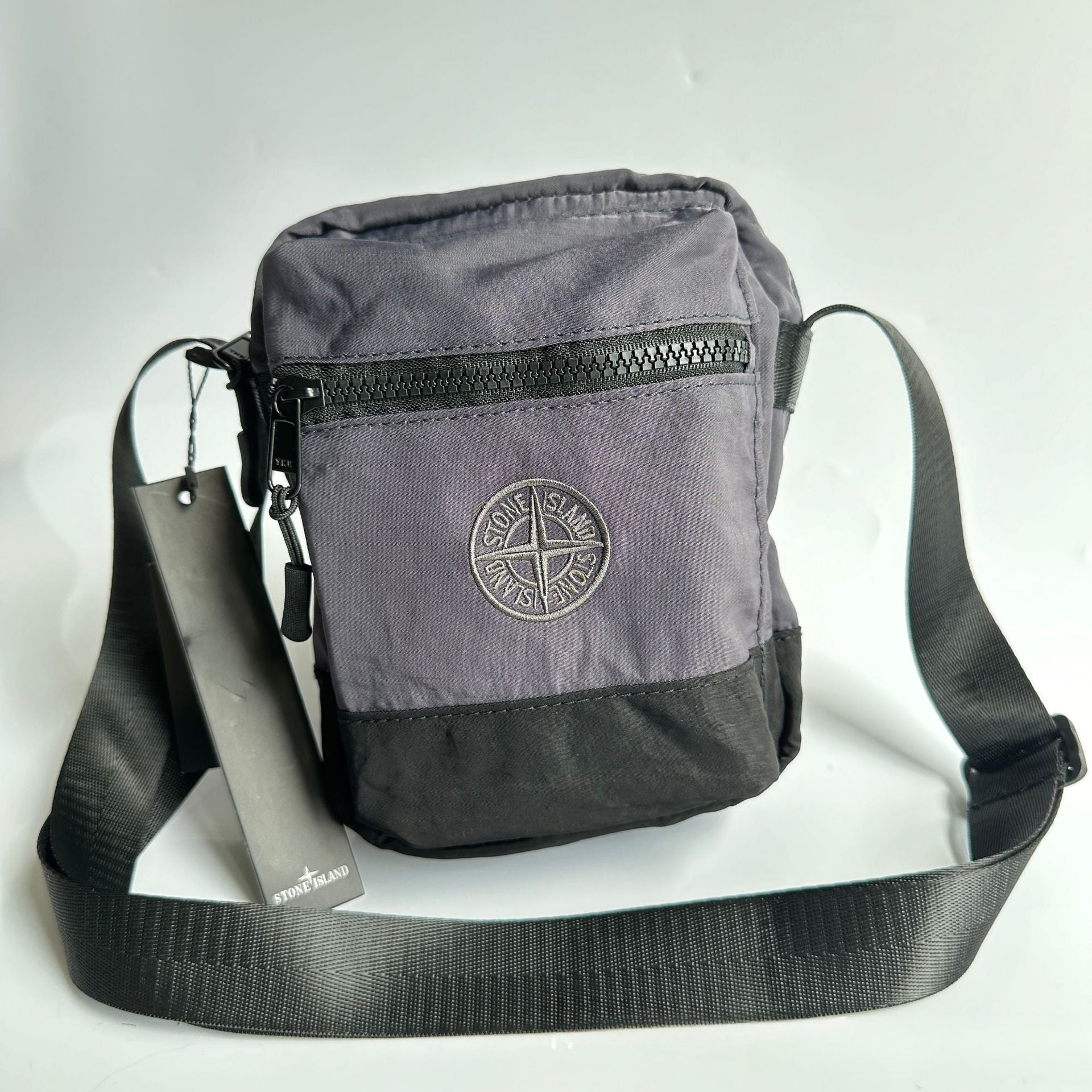Mens Casual Bags STONE Splicing Embroidery Men's Nylon pouch bag Crossbody shoulder bag