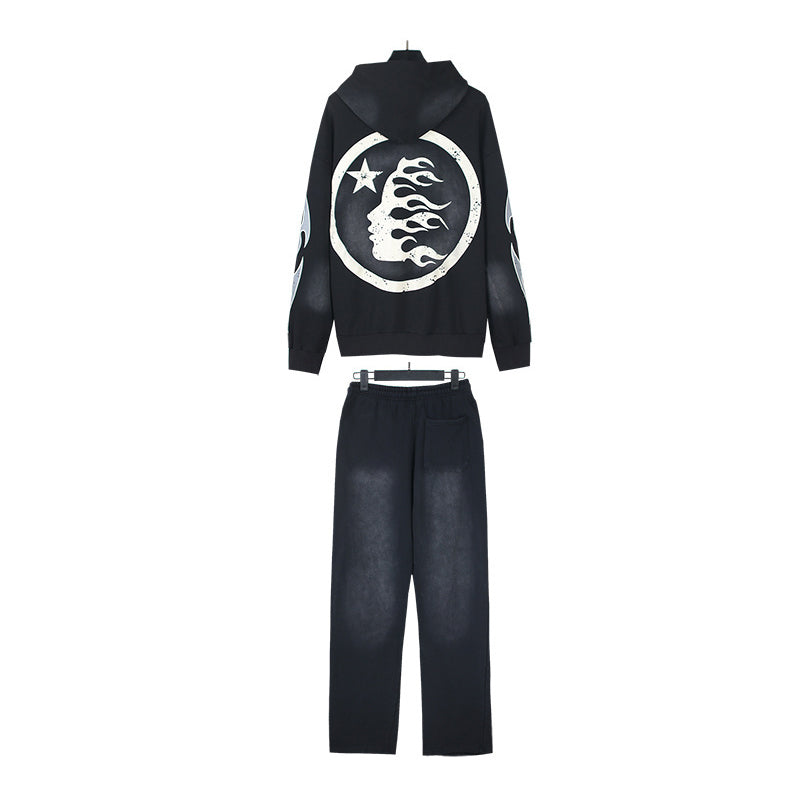 HS Hoodie And Pants Two-Piece Set