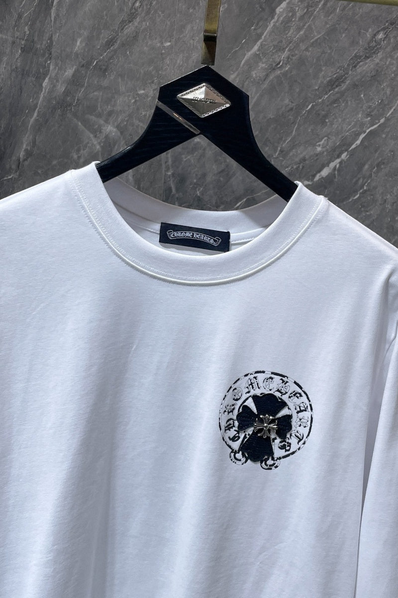 Chrome heart Long Sleeve Shirts High-quality 100% cotton streetwear