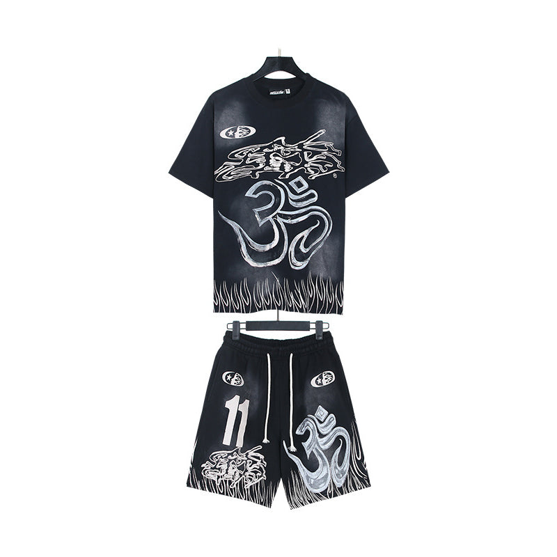 HS T-Shirt And Shorts Two-Piece Set