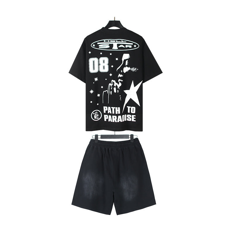 HS T-Shirt And Shorts Two-Piece Set