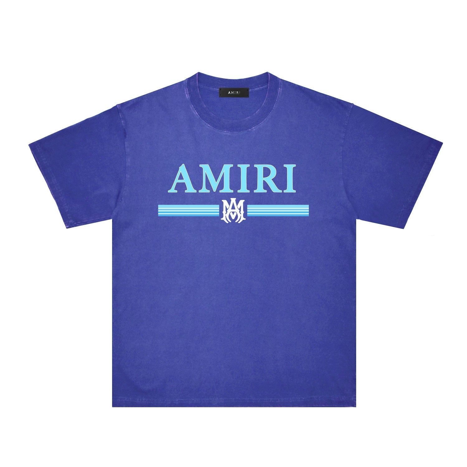 Amiri Washed Distressed T Shirt Printed Trendy Pure Cotton