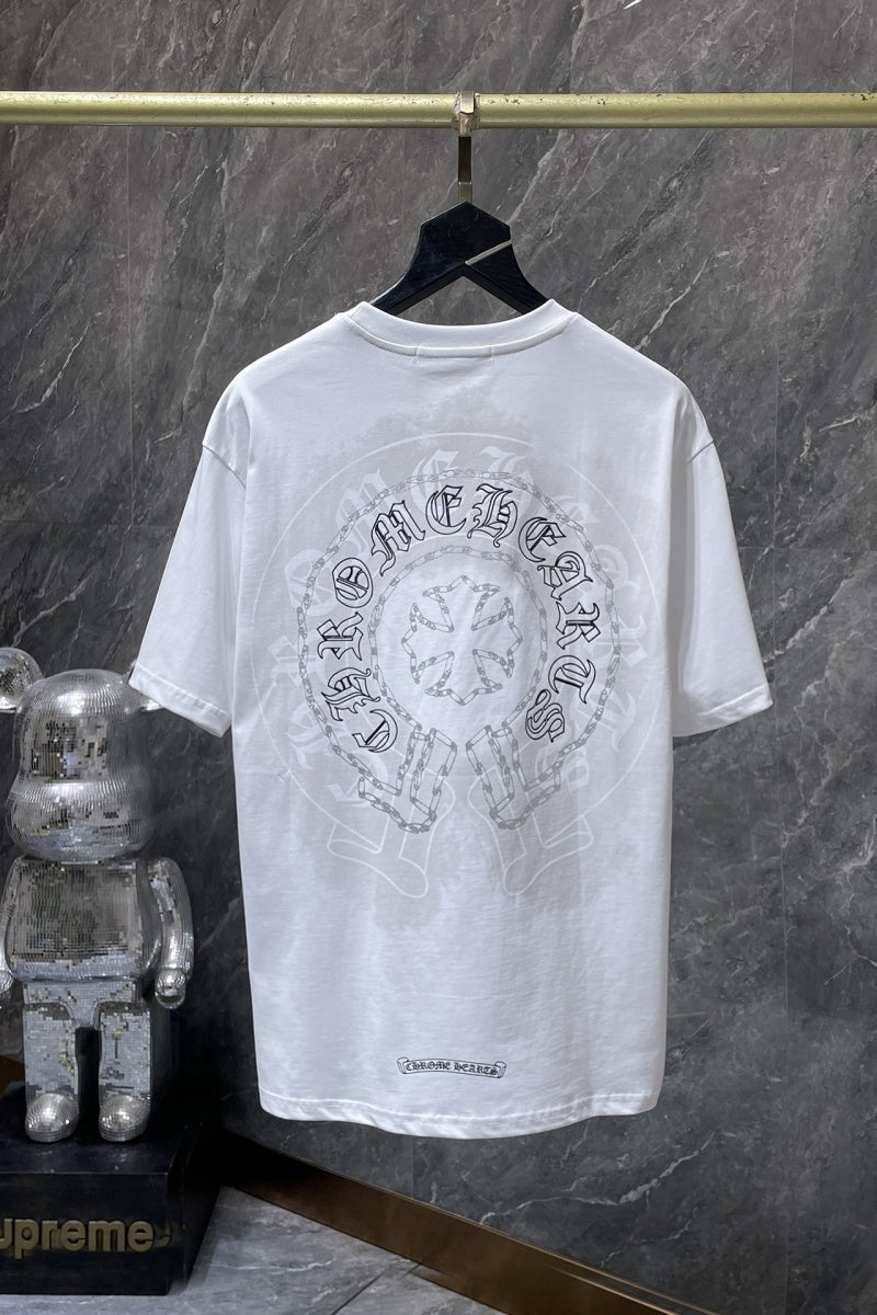 Chrome heart T shirts High-quality 100% cotton streetwear