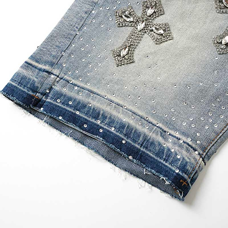 Mens trendy purple jeans, 100% cotton Denim Shorts #PU512