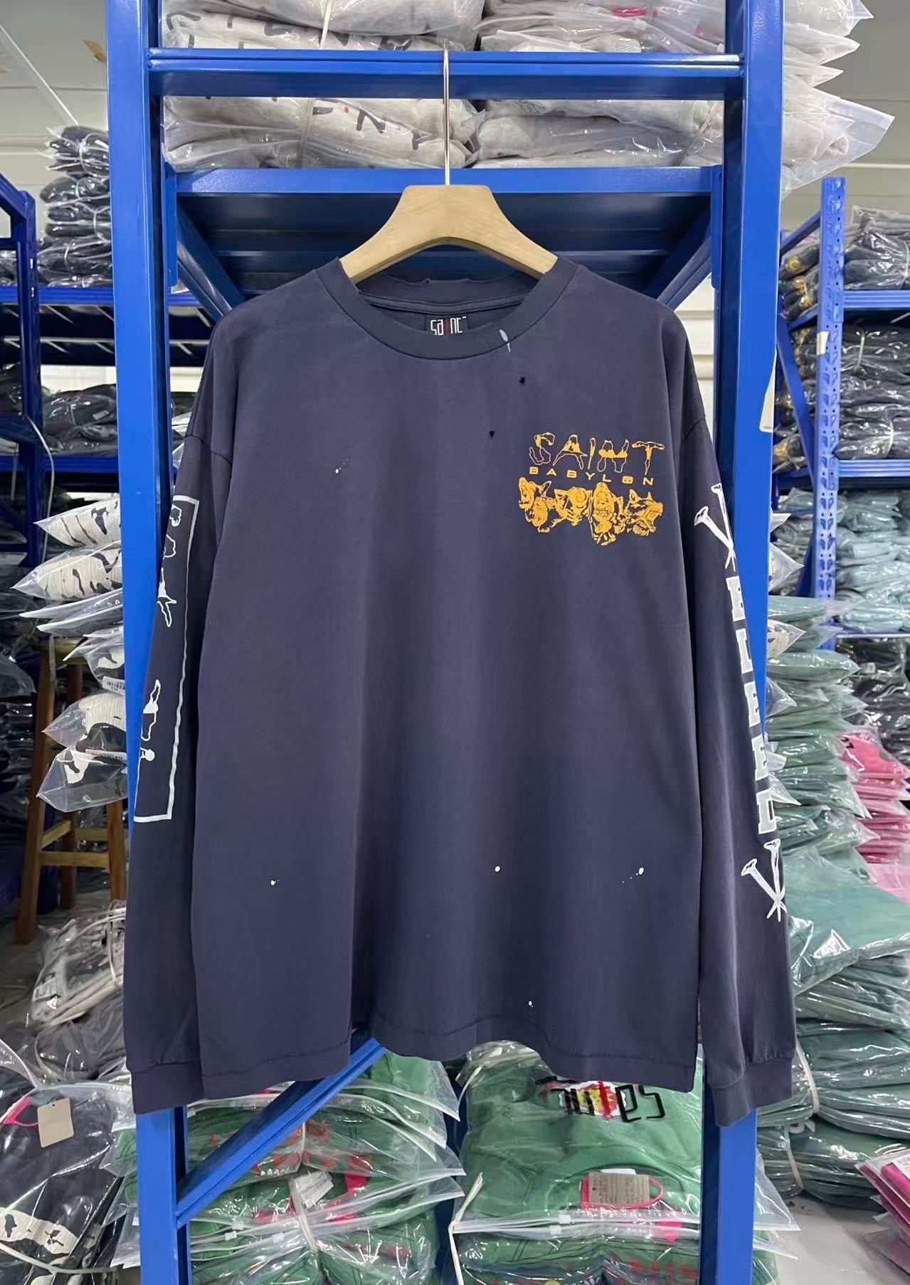 Saint Michael long sleeve shirts