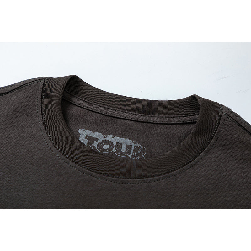 Travis Scott T Shirts Cactus Jack x Utopia Tour Utopia joint short sleeve