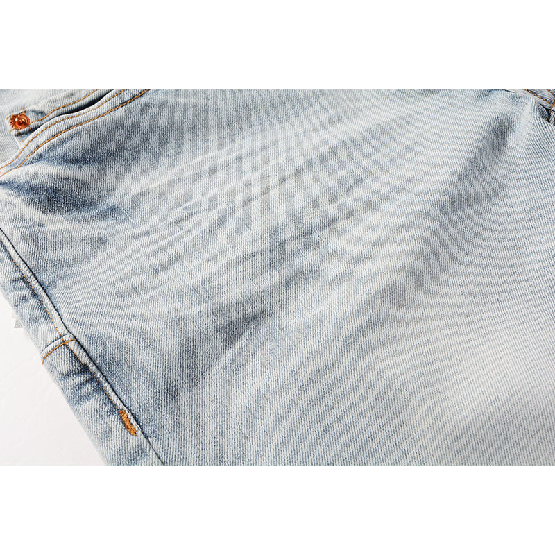 Mens trendy purple jeans, 100% cotton Pure Cotton High Street Trend