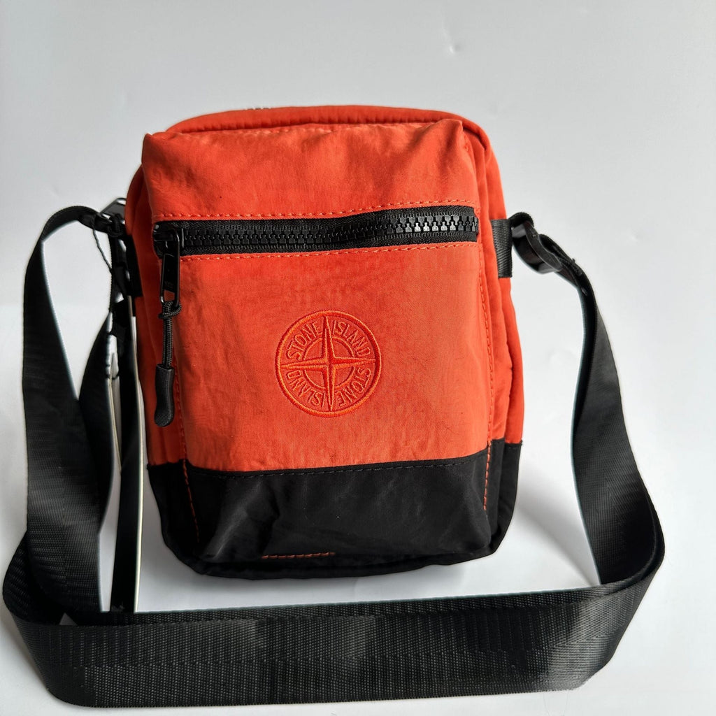 Mens Casual Bags STONE Splicing Embroidery Men's Nylon pouch bag Crossbody shoulder bag
