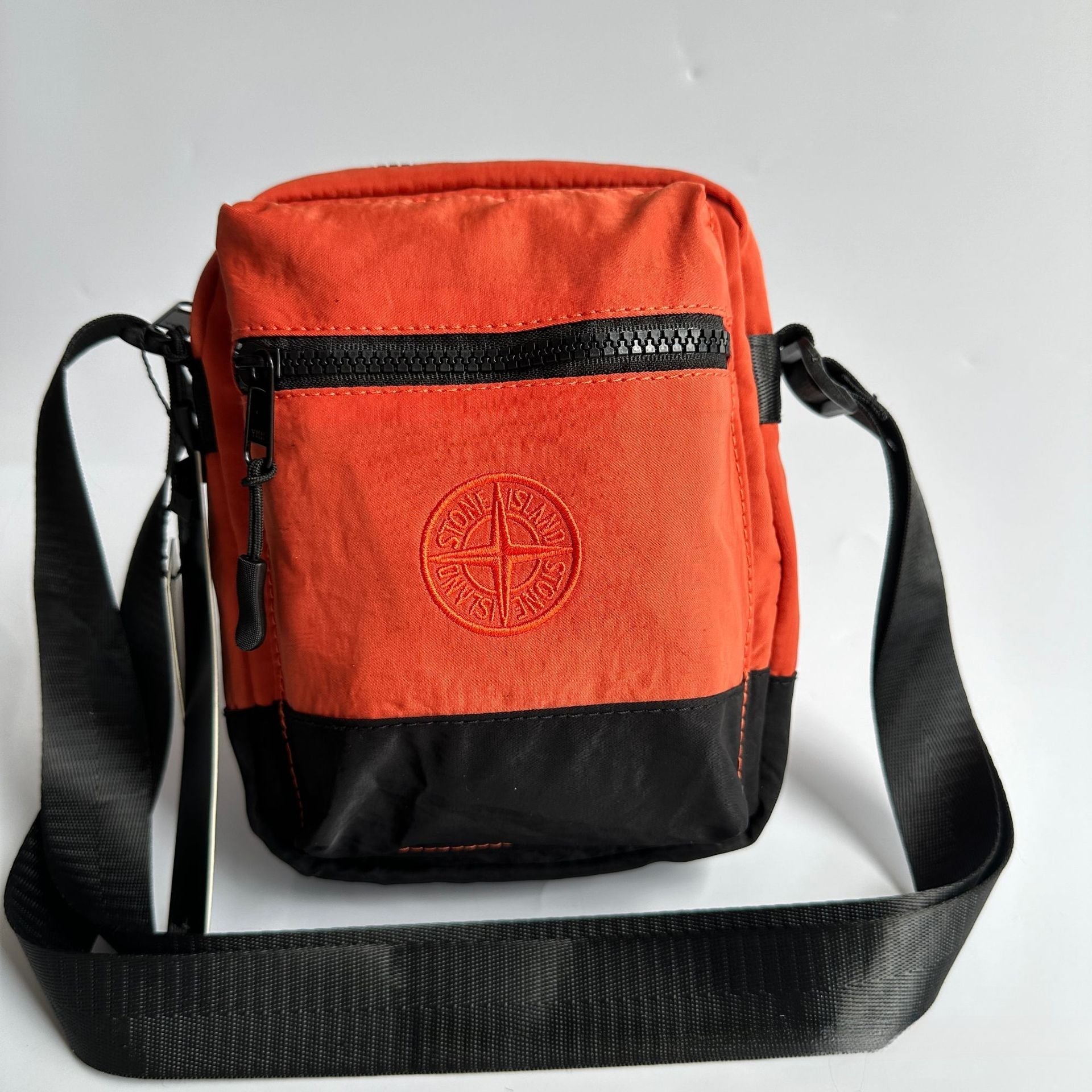 Mens Casual Bags STONE Splicing Embroidery Men's Nylon pouch bag Crossbody shoulder bag