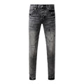Mens trendy purple jeans, 100% cotton Pure Cotton High Street Trend