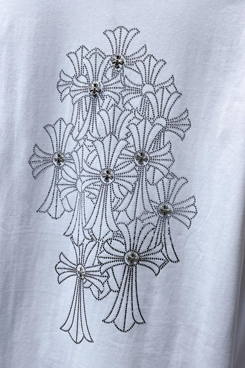 Chrome heart Long Sleeve Shirts High-quality 100% cotton streetwear
