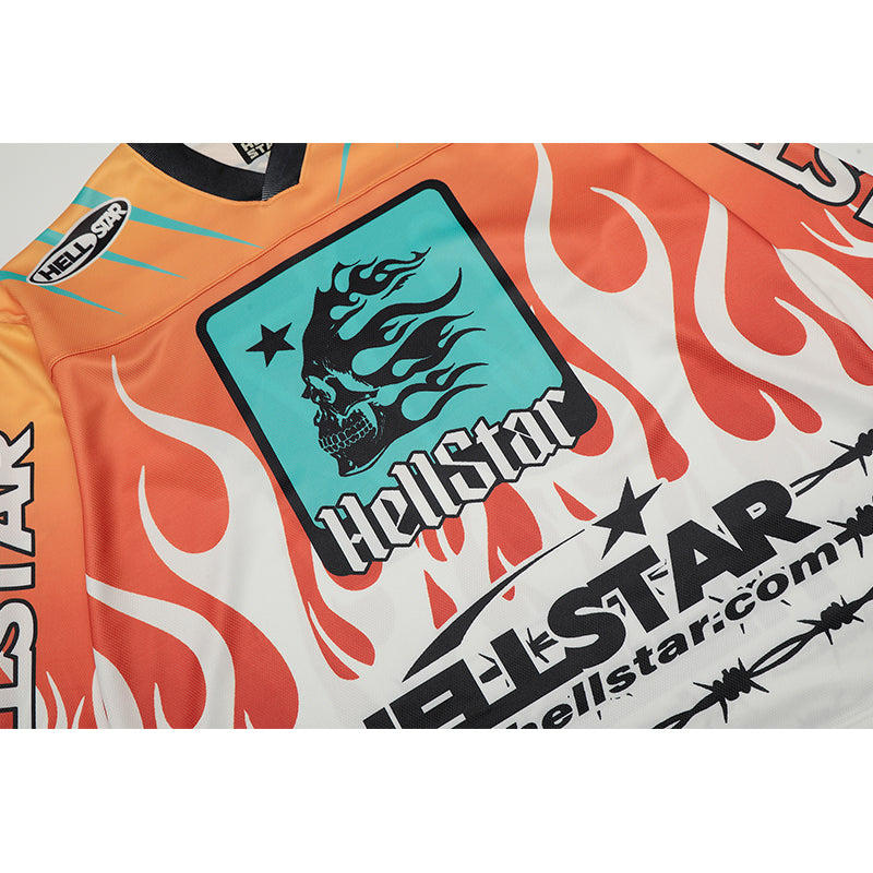 HS Long Sleeve Shirts Hip-hop loose oversize