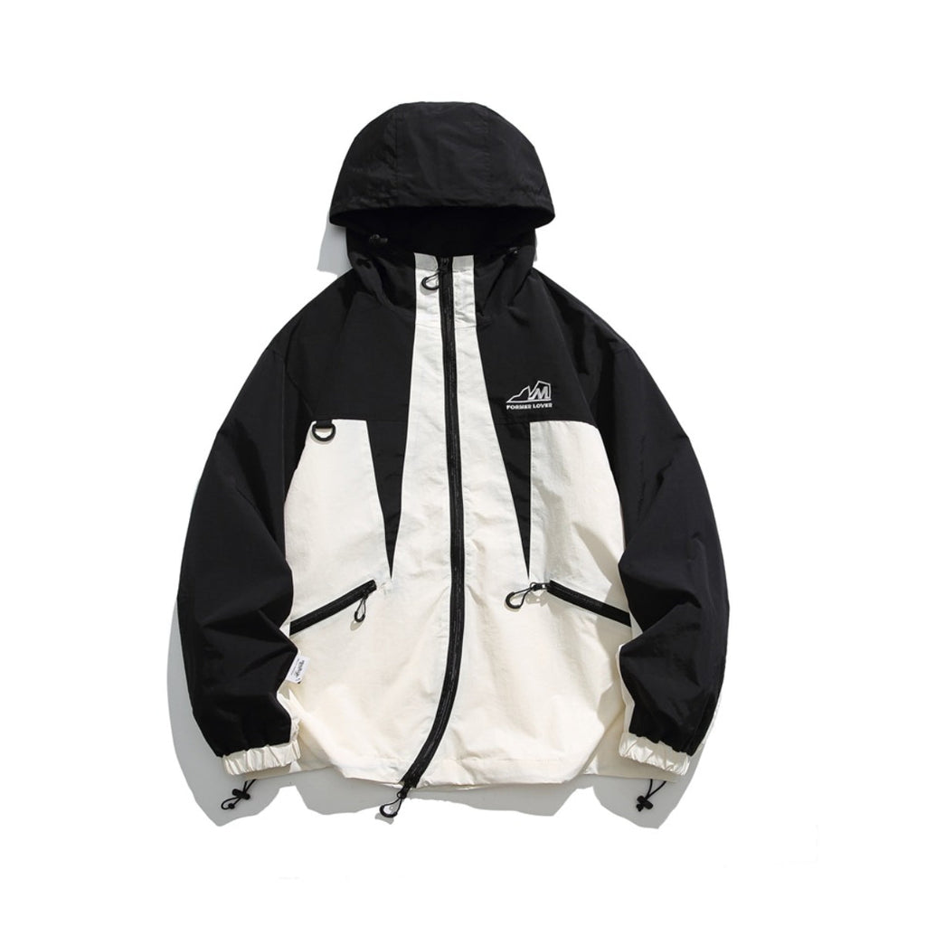 Unisex Jacket Shell Jacket Men and Women Same Style Loose Hooded Coat
