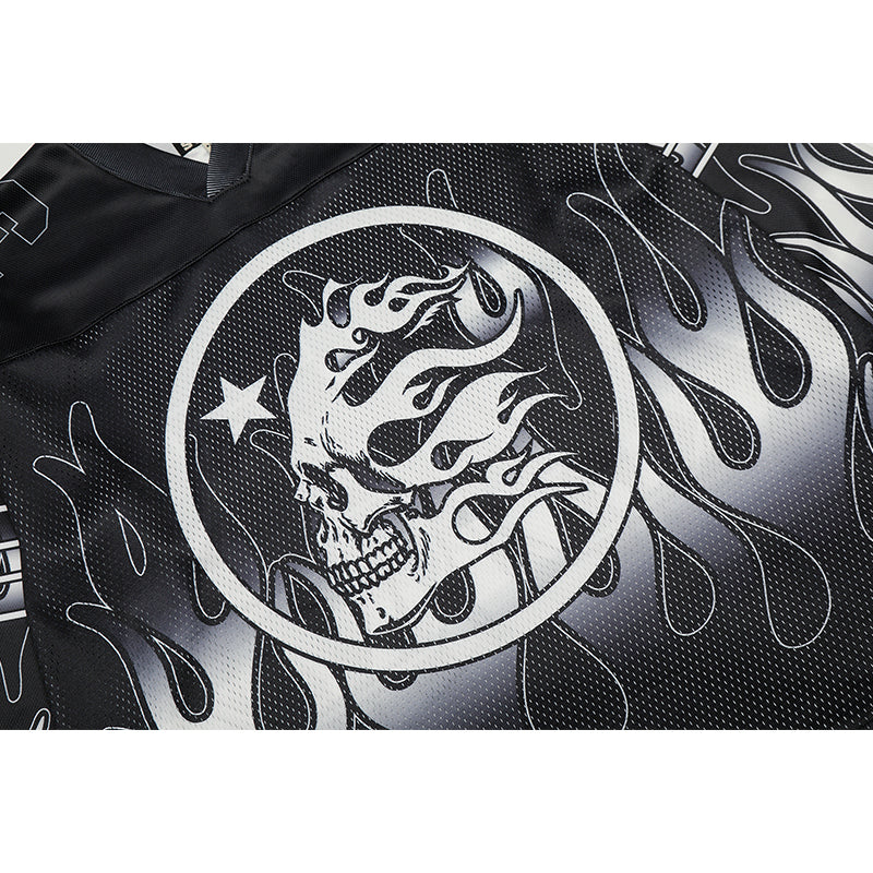HS Long Sleeve Shirts Hip-hop loose oversize