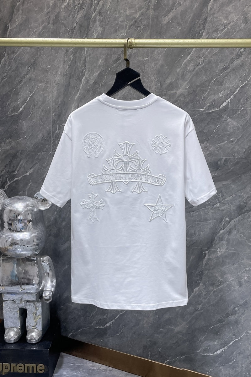 Chrome heart T shirts High-quality 100% cotton streetwear