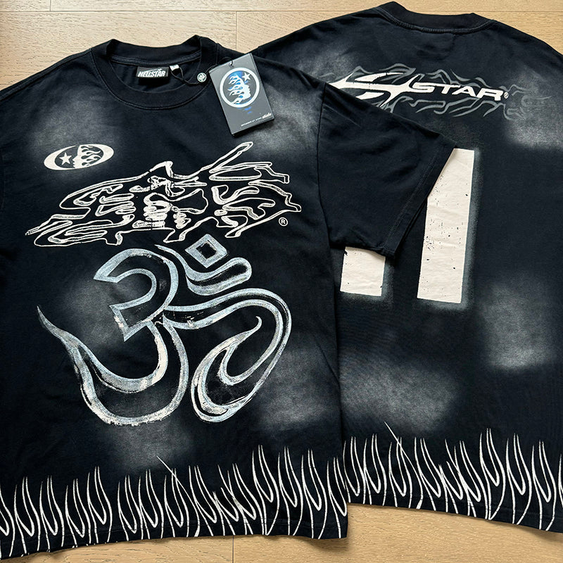 HS  T Shirts Washed Aging Process