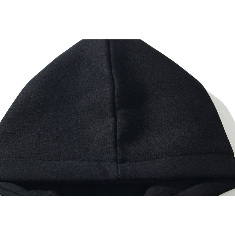 OW  hoodie 喷墨字母箭头图案加绒连帽