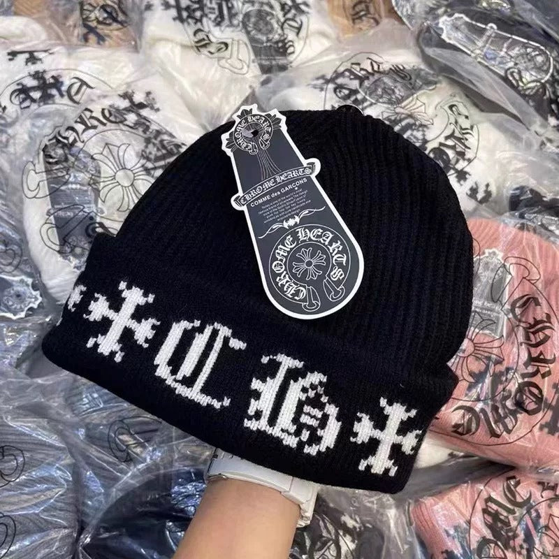 Chrome Hearts Knit Hat - Warm, Casual, Trendy Winter Streetwear