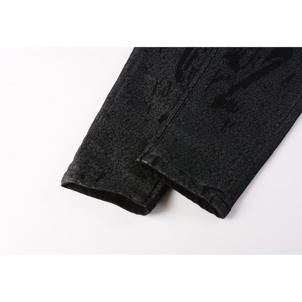 Mens trendy purple jeans, 100% cotton Pure Cotton High Street Trend
