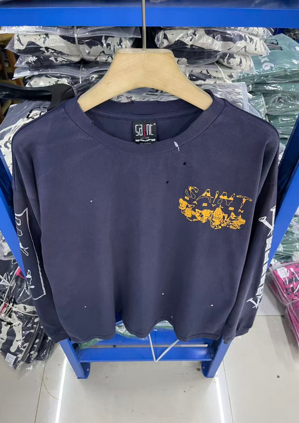 Saint Michael long sleeve shirts