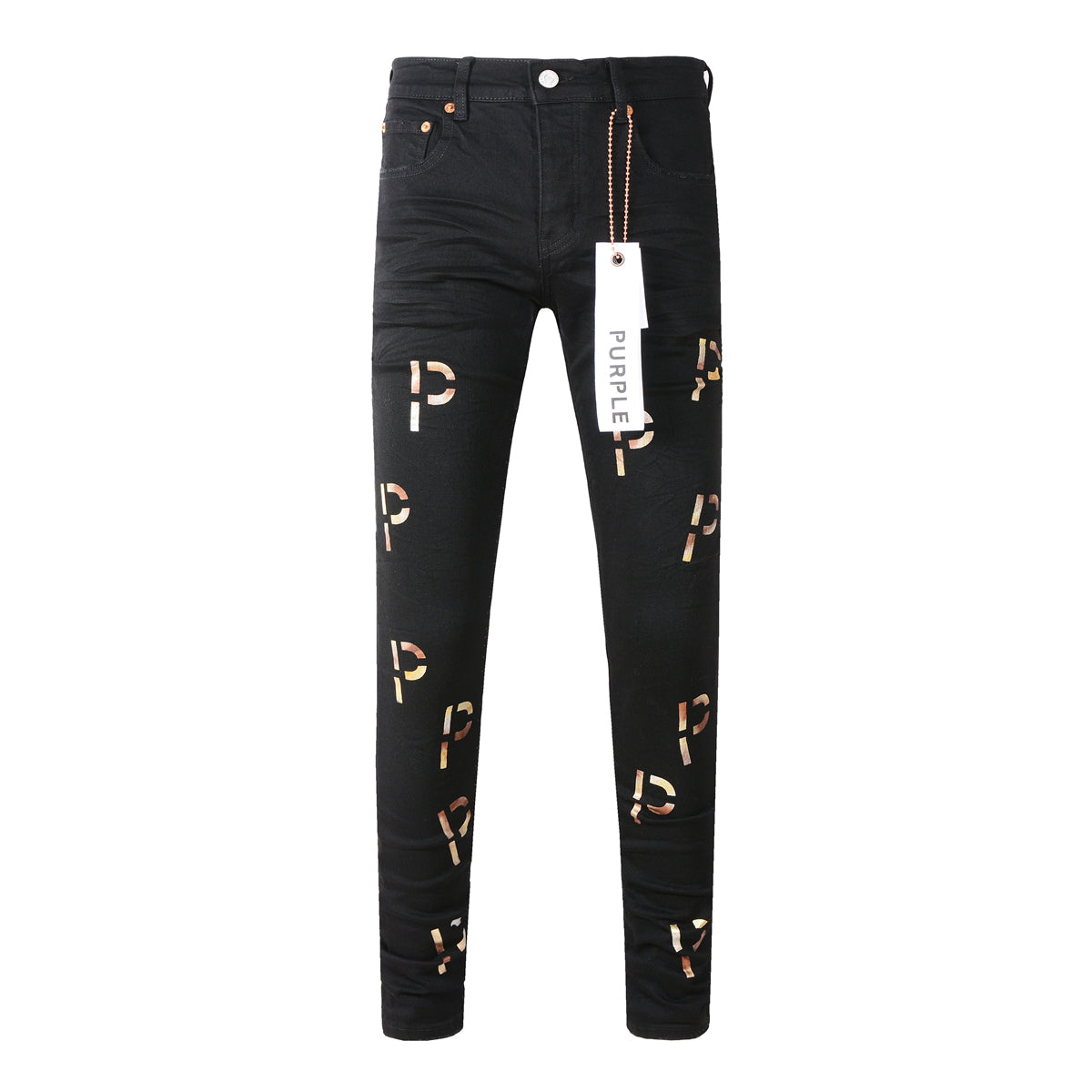 Mens trendy purple jeans, 100% cotton Pure Cotton High Street Trend